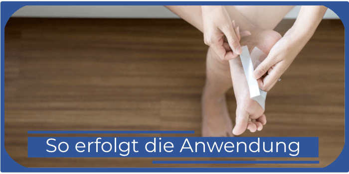 Entgiftungspflaster Anwendung