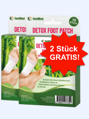 Footmed Detox Patch Entgiftungspflaster Abbild Tabelle